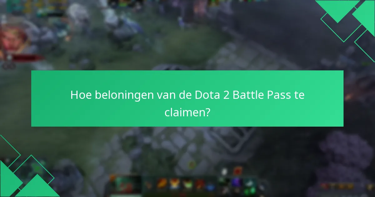 Wat zijn de gratis beloningen in de Dota 2 Battle Pass?